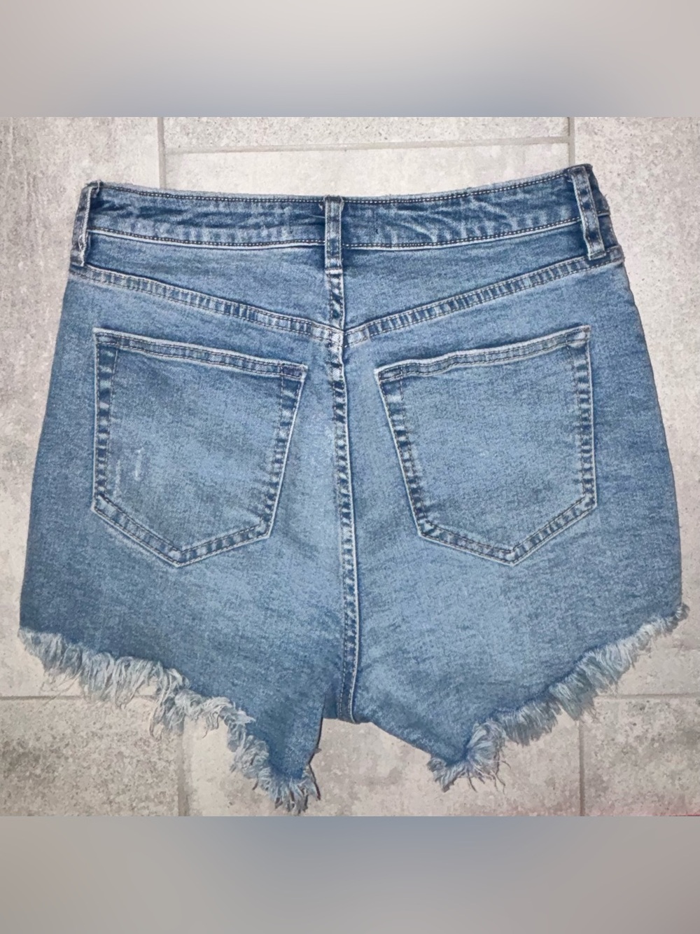 Free People We The Free Crvy Vintage High-Rise Shorts - Picture 4 of 6